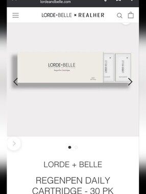 LORDE + BELLE RegenPen Daily Cartridge 30 Pack